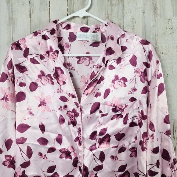 Secret Treasures Floral Pajama Top Pink Size 2XL - Picture 4 of 9